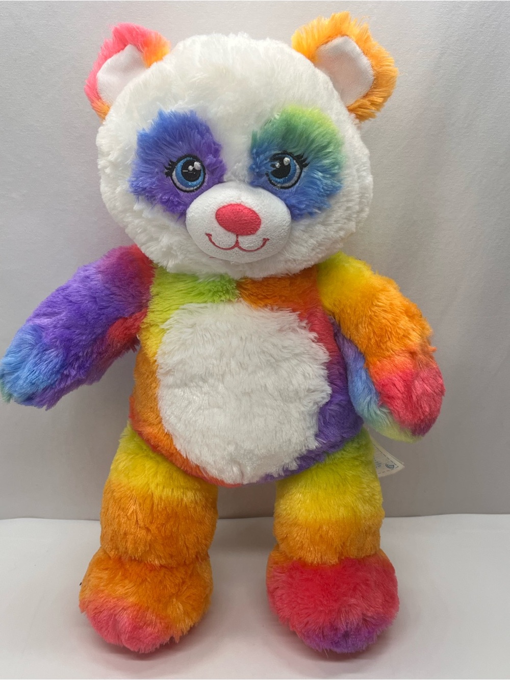 Build A Bear Rainbow Panda Stuffed Animal - Multicolor